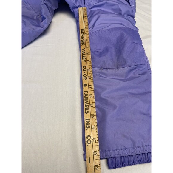 Champion Purple Ski Snowboard Insulated Pants Girls Size XS 4-5 Pockets Preowned - Picture 11 of 12